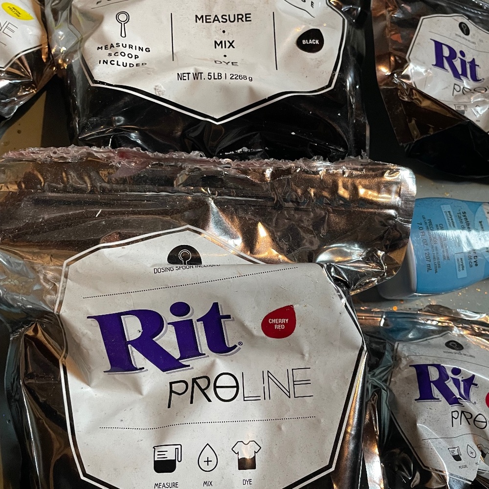 5lb bags of RIT Proline Dye